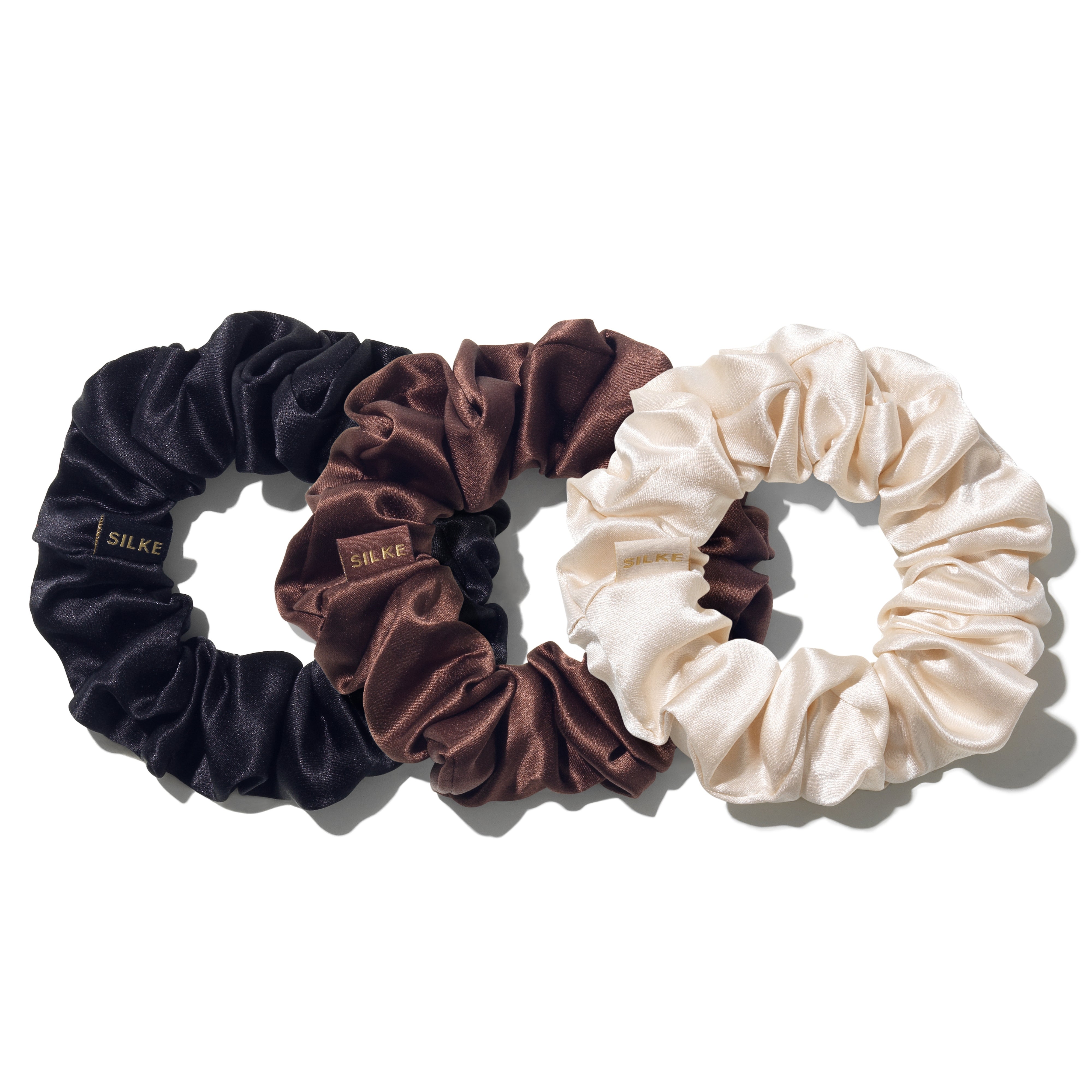 SILKE LARGE SCRUNCHIES -  CLASSIC MIX