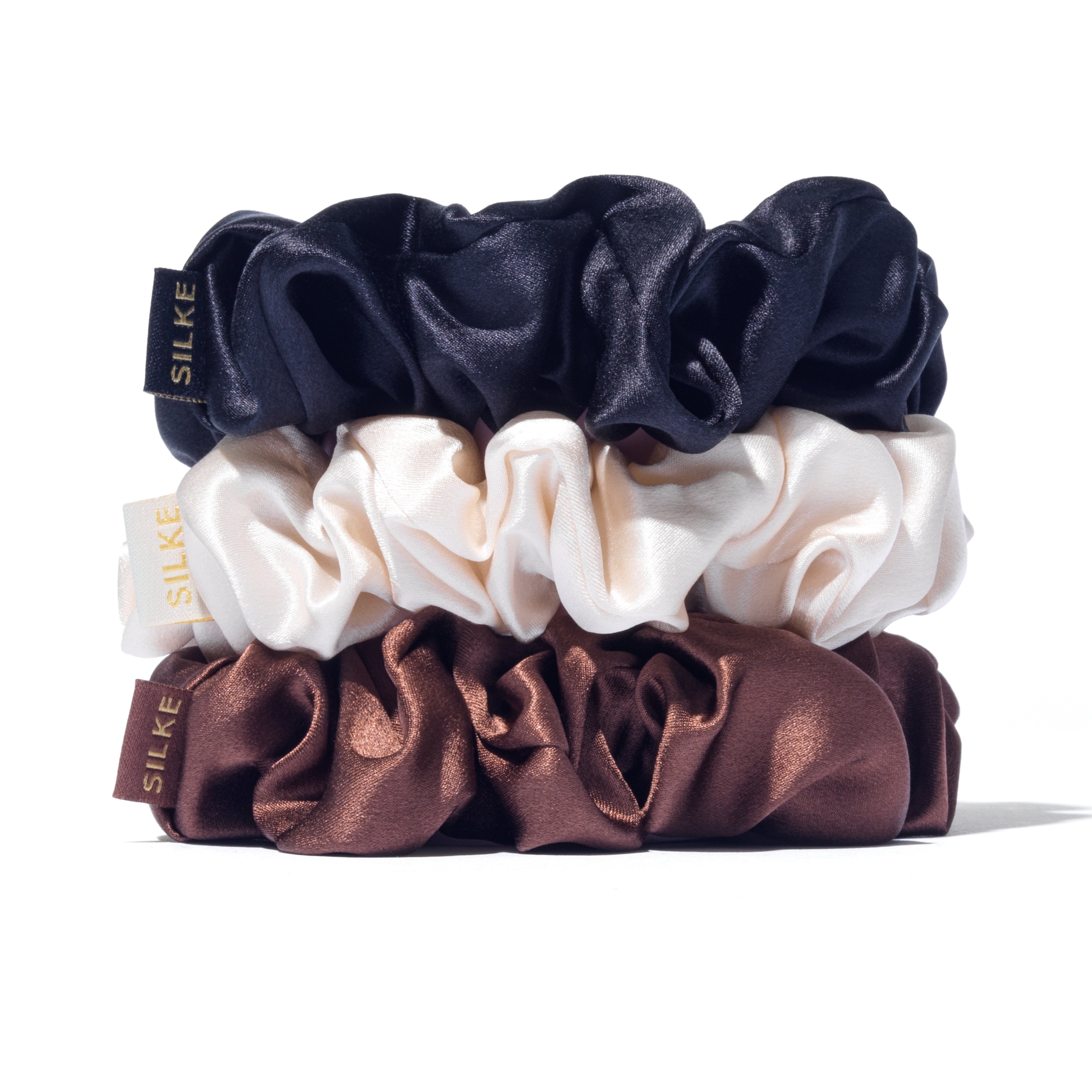 SILKE LARGE SCRUNCHIES -  CLASSIC MIX